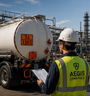 Έλεγχος βυτιοφόρου ADR και επικίνδυνων εμπορευμάτων